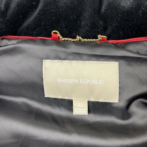 Banana Republic Vest XS Quilted Puffer Down Feather Full Zip - Picture 6 of 8